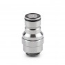 Thermal Grizzly DeltaMate Quick Disconnect Fitting | Male Coupling - Male Thread - Gloss Nickel (TG-DM-QDC-0310) - view 1