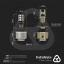 Dimension drawing: DeltaMate drain valve in matte nickel with a male G1/4 thread and an 8 mm hex socket
